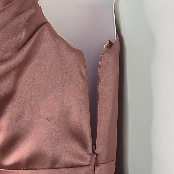 Revelry Desert Rose Skye Satin Maxi Dress - Picture 8 of 11